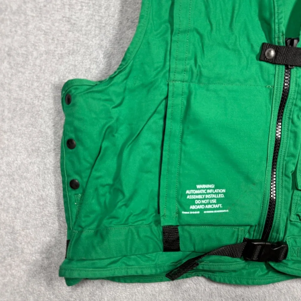 Stearns Life Preserver Vest Mark 1 Green Adult Large Tactical Utility Made USA